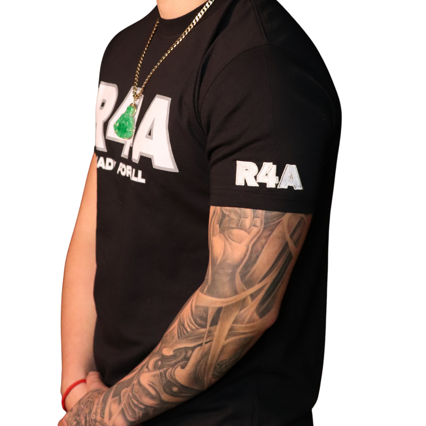 R4A FIRST DROP STREETWEAR TEE BLACK