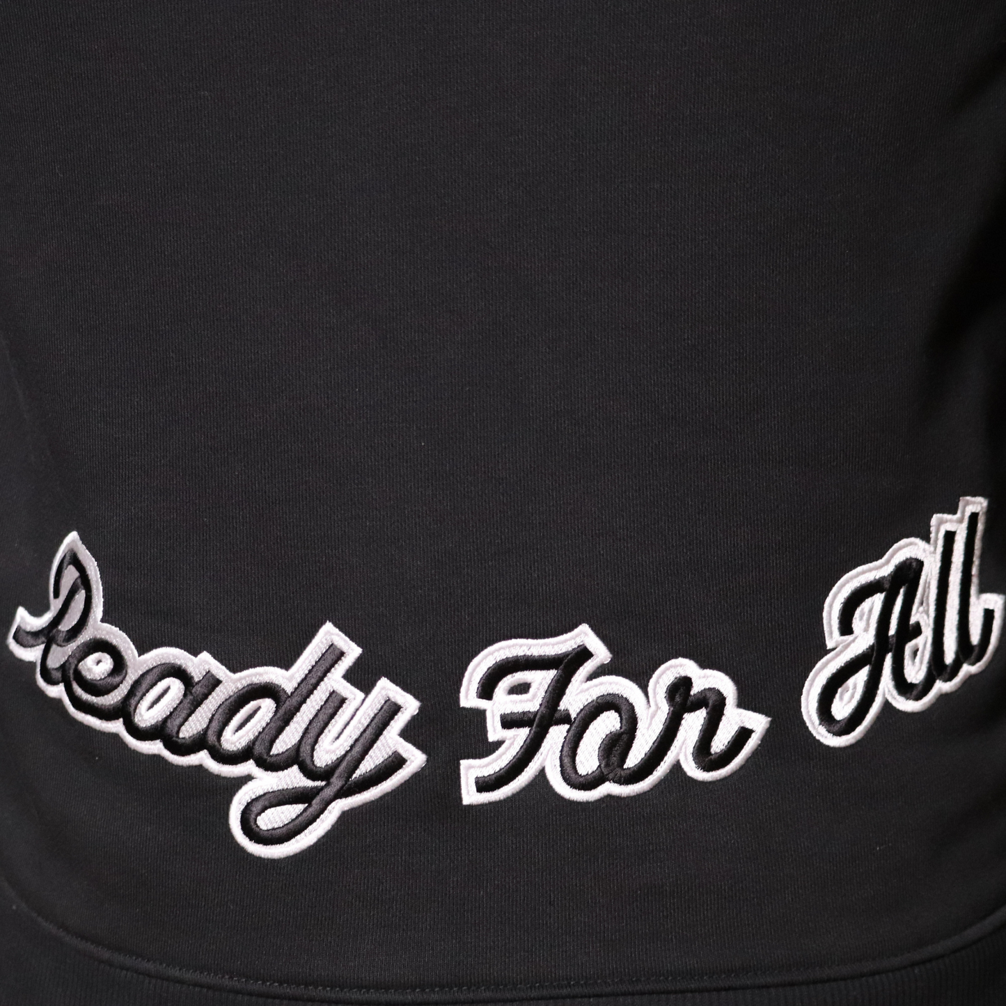 R4A FIRST DROP HOODIE BLACK/WHITE