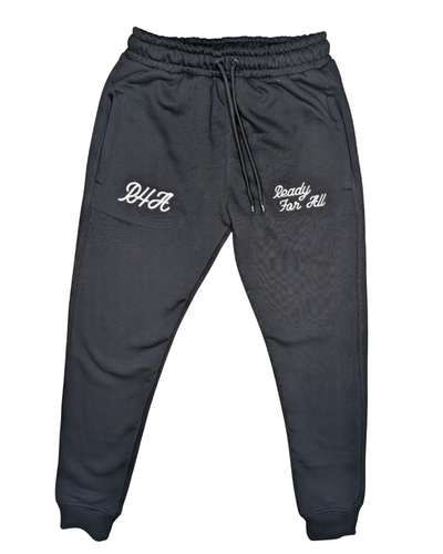 R4A FIRST DROP TRACKSUIT PANTS BLACK/WHITE