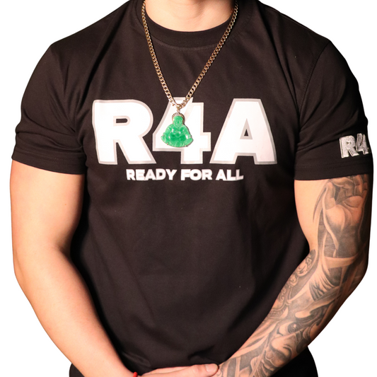 R4A FIRST DROP STREETWEAR TEE BLACK